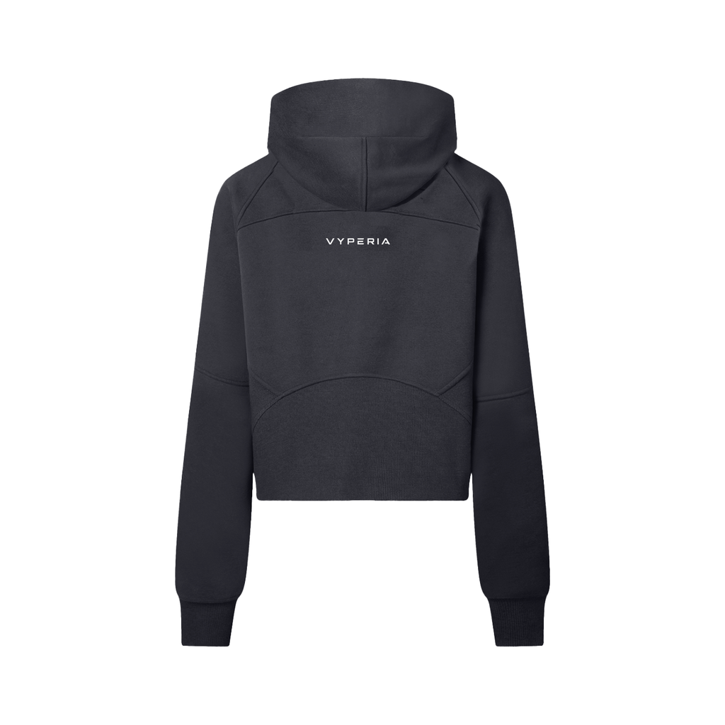 Vyperia Strike Cropped Half-Zip Hoodie